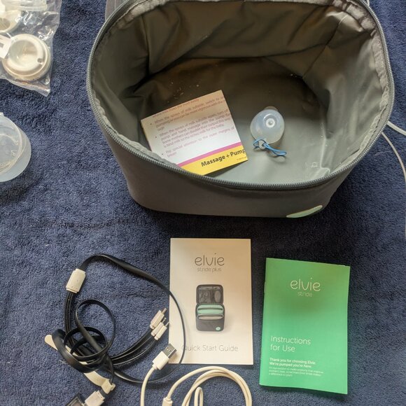 Elvie Stride Plus! Breast Milk Pump, with Extras! - Picture 2 of 3
